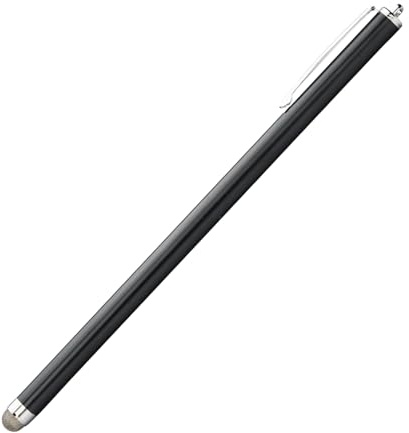Stylet pour écran tactile - Pointe en maille en fibre argentée - Stylet haute sensibilité - Fin et ergonomique avec contrôle fluide - Pour prendre des notes et écrire - Pour téléphone, tablette