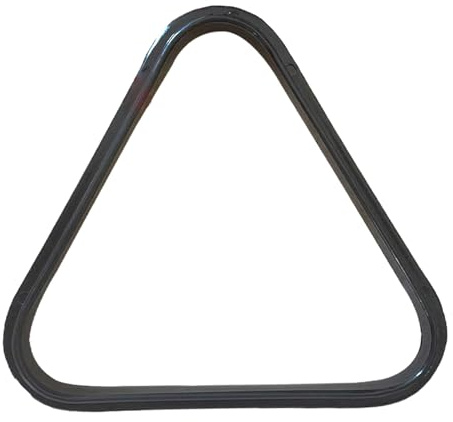 Pesoncarl Triangle de Piscine, Triangle de Rack de Piscine en Plastique à 8 balles, Accessoires de Billard pour balles Standard de 2-1/4 Pouces