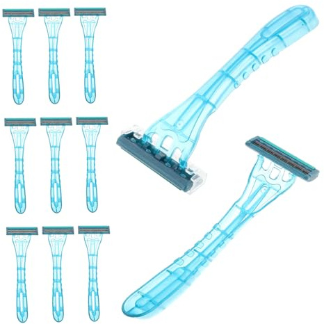 LOLIPPYY 20 Piezas Afeitadora Corporal Desechable Tamaño Estándar Uso Unisex Para Viaje y Hotel Higiene Segura Sin Mantenimiento