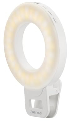 LED-Ringleuchte Togo, Clip-On-Ringlicht für Handy, aufladbar, 3 Modi