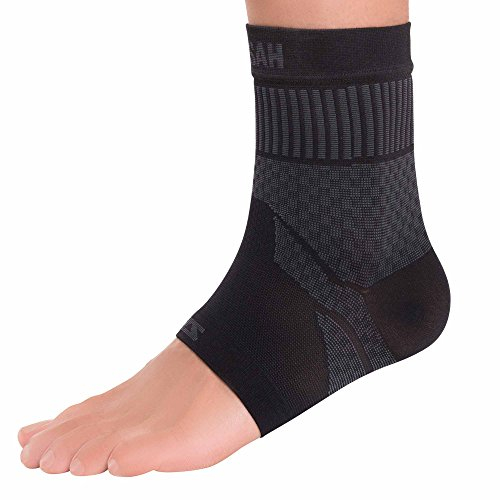 Zensah Ankle Support Compression Brace, Black, Medium