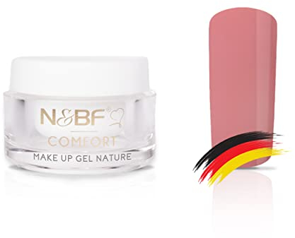 N&BF 5ml Comfort Line Make Up Gel Nature | hochwertiges Profi Covergel mittelviskos | Camouflage Gel für die Modellage von Gelnägeln | Professionelles Nagelgel Made in Germany