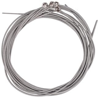 BALUKEYS 4 Stück Bassgitarrensaiten aus Edelstahl (45–105), vernickelte Stahl-Bassgitarrensaiten für 4-saitige E-Bassgitarren-Ersatzteile