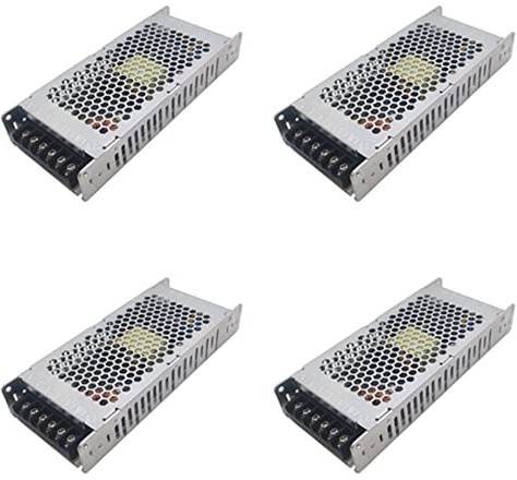 Niniang - Fuente de alimentación de corte ultrafina, 5 V, 40 A, 200 W, fuente de alimentación de pantalla electrónica para pantalla LED