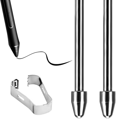 2 Stück Stiftspitzen Ersatz für Kindle Scribe Stylus Stiftspitzen aus Titanlegierung Premium Stiftspitzen mit 4096 Grad Hohe Empfindlichkeit