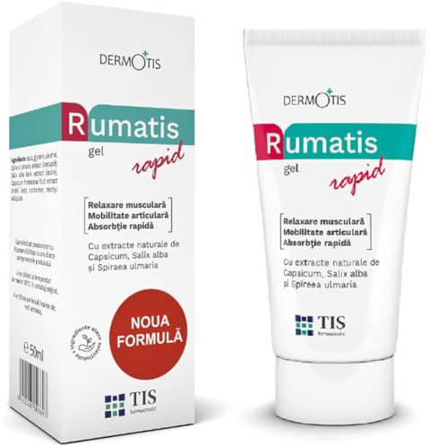 TIS Rumatis Rapido - Gel per Massaggio dei Articulazoni, Muscoli | Azione Efficace Contusioni, Dolori Muscolari | Gambe Stanche, Mal di Schiena, Attiva la Circolazioni | Effetto Termo, with Capsicum