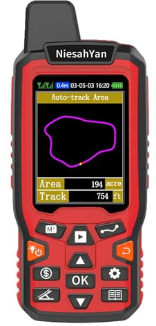 ZL180 Handheld GPS for Surveying, High Precision Rugged Land Surveying Equipment for Ranches, Garden, Farmland and Parking Area Distance Measuring