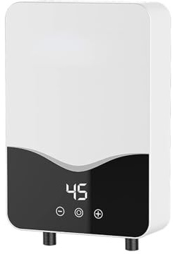 Calentador de agua instantáneo, Calentador De Agua Caliente Eléctrico De 5500W, Calentador De Agua Instantáneo Sin Tanque, Ducha De Baño, Calentador De Agua Caliente Multiusos For El Hogar para baño d