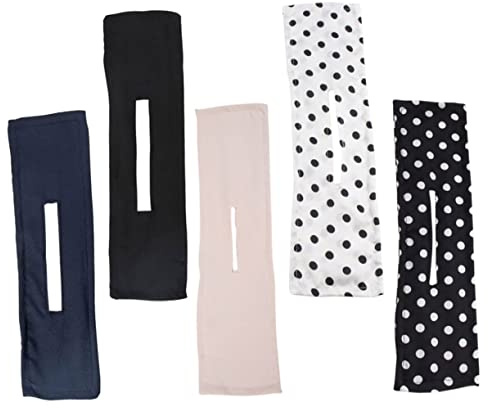 OATIPHO 5 Stück-pack Haarknoten Clips aus Gewebe für Dickes Haar Einfacher und Schonender Haardonut Maschine Bequemes und Leichtes Hochsteckfrisur Haar Accessoire für Alltag und Make Up