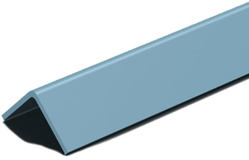 Peakjune Cornière PVC,Profilé d'angle,Baguette d’Angle de Protection,Profil d'angle Mural Bande,Baguette d’Angle Protection en PVC,Facile à Installer,pour Mur et Rebord