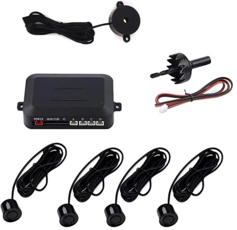 Sensori Di Parcheggio Per E39 Per Focus 4 Kit Sensore Parcheggio Auto Cicalino 22 Mm Indicatore Allarme Acustico Retromarcia Sonda 12 V(A)