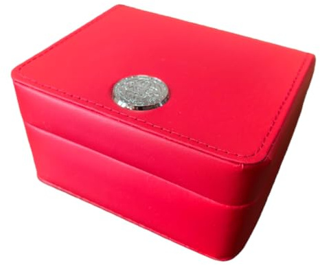 ROUREOX Scatola Orologio Singolo Ordinata, Custodia Legno, Organizer 1 Posto, Espositore Solido per Organizzazione for Omega Speedmaster Collection