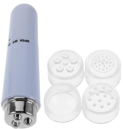 VILLFUL gli Occhi Elettrico Portatile Leggero e Compatto Massaggiatore in Abs per Ridurre Borse e Occhiaie Set da Testa di Ricambio a Casa in Viaggio