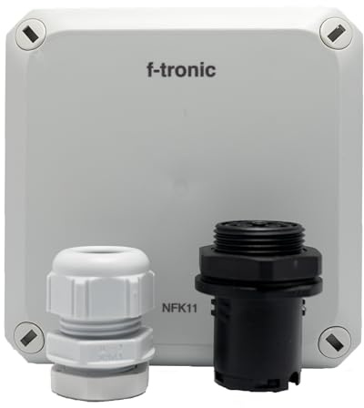 Set für Balkonkraftwerk Steckdose, Einspeisung mit Wieland RST20i3, PV Balkon Steckdose, Einspeisesteckdose, Aufputz, Photovoltaik Anschlussbox, Balkonkraftwerksteckdose, für Mikro Wechselrichter