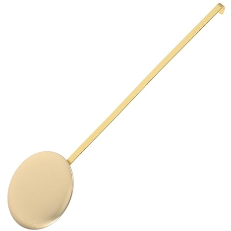 CTIRCHIU Metallpendel Ersatz für Pendeluhren 22cm X 6cm Goldfarbenes Uhrwerk Zubehör Pendeluhr Ersatzteil für Wanduhren Selbstgemacht Uhr Reparatur