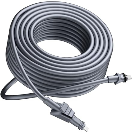 Brrnoo Cavo Ethernet, Cavo Sostitutivo Satellitare Rettangolare da 150 Piedi Internet Modem Via Piatto per Prodotti di Rete Router Piatti