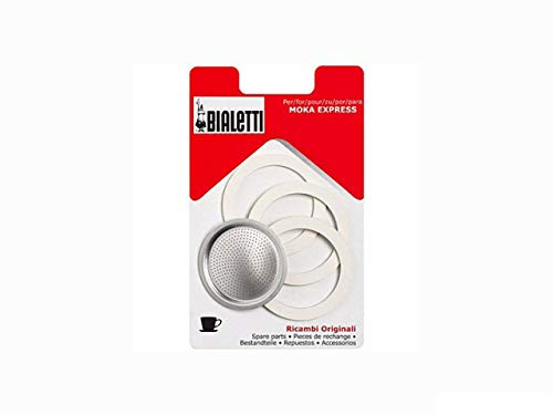 Bialetti Moka Express Lot de 3 joints de rechange en caoutchouc pour cuisinière 1 tasse