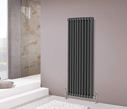 NRG - Radiatori a colonna tradizionali, 1500 x 470 mm, riscaldamento centralizzato verticale
