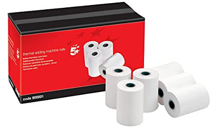 ValueX Thermal Roll 57x38mmx12.5mm 18 metre 48gsm FSC BPA Free (Pack 20) 55057-10362