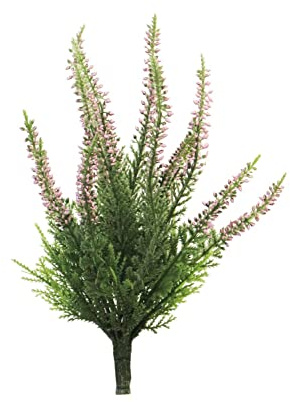 artplants.de Künstliche Blume Erika LANQIU auf Steckstab, rosa, 25 cm - Heidekraut künstlich