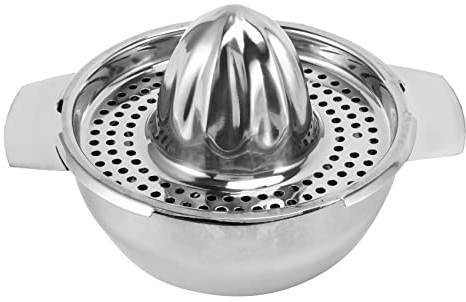 liovitor Spremiagrumi manuale in vetro per spremiagrumi in acciaio inox spremiagrumi arancione