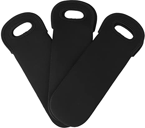 Wine Travel Cooler Bag Holder,3 Pcs Insulated Neoprene Bottle Cooler with Handle Reusable Wine Bottle Bag for Beer Champagne Drinks Bar Birthday Party
