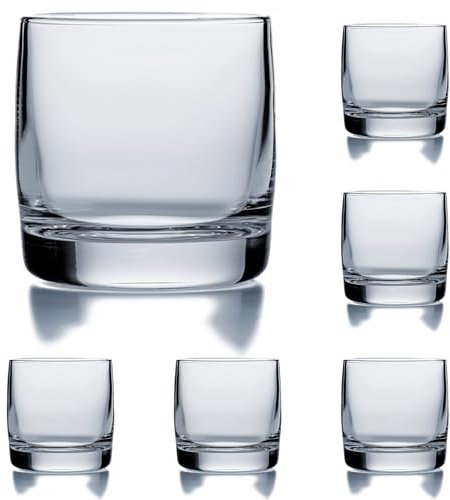 Brahmstein® Trinkgläser Set 290 ml – Vielseitige Wassergläser, Cocktailgläser, Eiskaffee & Latte Macchiato Glas, Dickbodig & Modern, Spülmaschinenfest