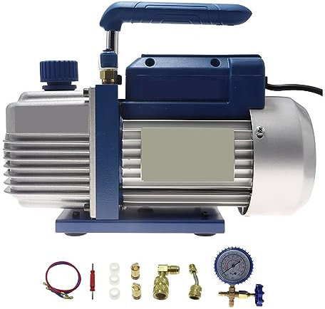 YQVEOT Pompa a Vuoto Refrigerante Pompa A Vuoto FY-1C-N Aria Condizionata Pompa A Vuoto for 150 W Aria Condizionata Pompa A Vuoto R410 R134a R22 per Automobili, condizionatori d'Aria