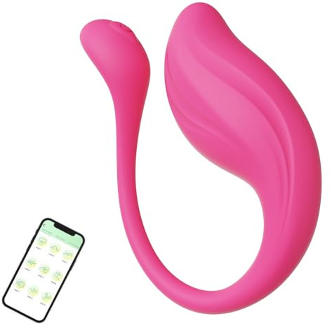 Seckoe Vibrator Vibro Ei Mit App Analplug 9 Modi Vibratoren Sexspielzeug Mini G Punkt Leise Vibration Klitoris Dildo Sex Toys Anal Erotisches Sex Spielzeug Für Die Frau Paare Toyset (Rosenrot)