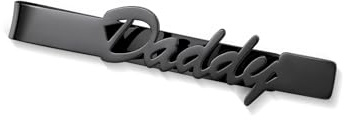 Jovivi Personalisierte Krawattennadel mit Gravur Name Edelstahl Krawattenklammer Herren Dünn Skinny Krawatten Bar Clips Tie Clip für Herren Vater Bräutigam