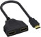 Supecesorio HDMI Splitter Adapter, 1080P HDMI Adapter 2 Monitore Erweitern, hmdi Doppelstecker, 1 Eingang, 2 Ausgänge, Adapter Stecker auf Dual hmdi Buchse für HDTV HD, Monitor und Projektoren