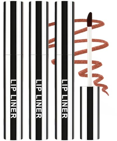 3 Pezzi Peel Off Lip Liner Stain, Matte Matita Labbra Tatuaggio a Lunga Durata, Impermeabile e Senza Transfer, Effetto Rimpolpante, Tatuaggio per Labbra Rimovibile (Tre colori)