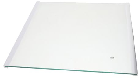 FUNNETOYU Glass Refrigerator Shelf Easy to Clean Divider for Fresh Food Storage, Sturdy Glass Shelf for Fridge Organization