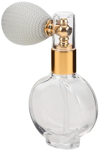 LRXIYODE Flacone Atomizzatore in Vetro Ricaricabile per Profumo e Polvere Corpo Bottiglia Spray Portatile con Testa Spray per Uso Facile e Conservazione Sicura Resistente e Multiuso