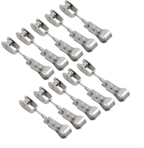 Kit hardware per vela ombreggiante resistente con puleggia in acciaio inossidabile 304, raccordi per baldacchino per esterni e accessori per tende da giardino, set di tenditori per funi metalliche con