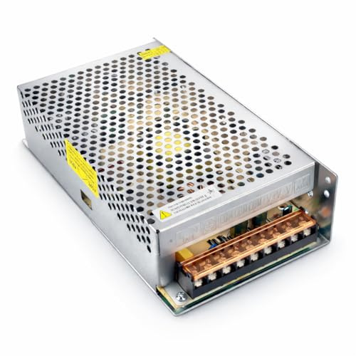 Jandei - Fuente de Alimentación Transformador 110/220V AC a 12V DC 250W 20,8A, Instalación en Interior IP20 para Tira Led, Neón o Dispositivos de Bajo Voltaje