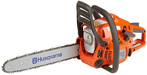 Husqvarna 120 Mark II 14 in. Gas Chainsaw, Orange/Gray