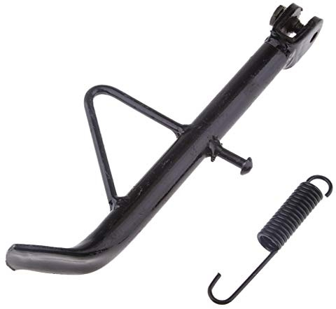 Almencla Motorrad Roller Universal Seitenständer Ständer Abstellstütze Fußstütze - Schwarz 19cm