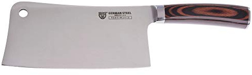 GRÄWE Kinesisk kockkniv – vass chefskniv, bladlängd 16,6 cm, tyskt stål, med Pakkawood-handtag