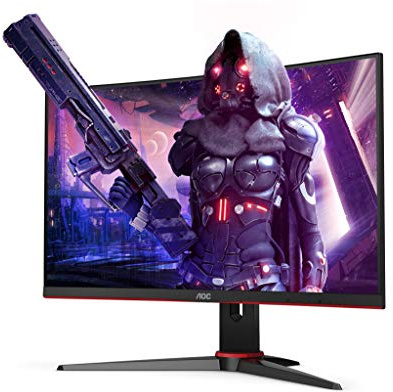 AOC Gaming C27G2AE - Monitor curvo FHD da 27, VA Panel, 165 Hz, 1 ms, 2 porte HDMI, 1 DP, FreeSync Premium