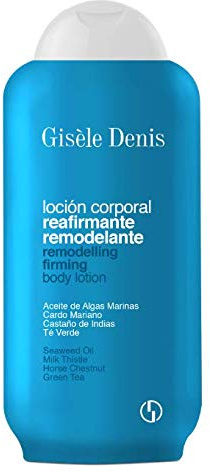 GISÈLE DENIS - Loción Corporal Reafirmante Remodelante, 400 ml, Crema de Cuerpo, con Aceite de Algas Marinas y Complejo Vegetal, Mejora Elasticidad y Tersura, Piel Firme y Suave