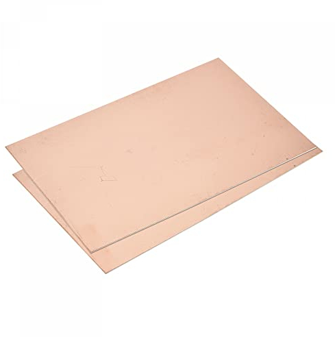 sourcing map 2 Stück PCB Kupferplatine Laminat 200x150x1mm FR4 Glasfaser Doppelseitig