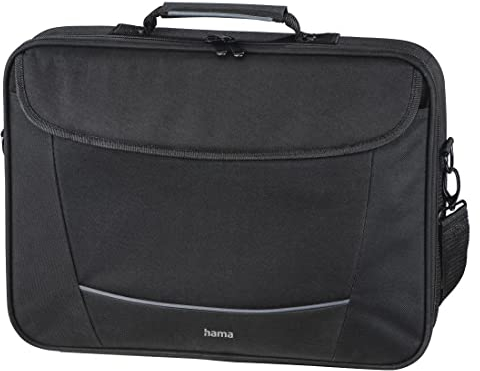 Hama Laptop Tasche bis 15.6 Zoll (Notebook Tasche für Laptop, Tablet, MacBook, Chromebook bis 15,6 Zoll, Umhängetasche als Arbeitstasche oder Schultasche für Herren und Damen) schwarz, 00216526
