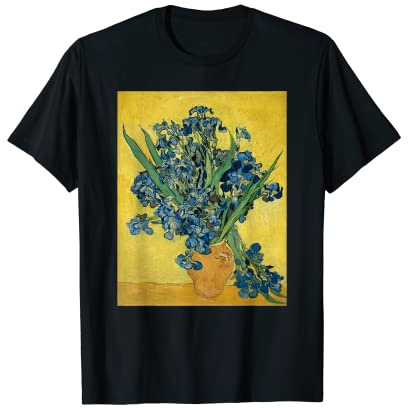 Vincent Van Gogh Iris Fine Art Impressionnisme Peinture Art T-Shirt