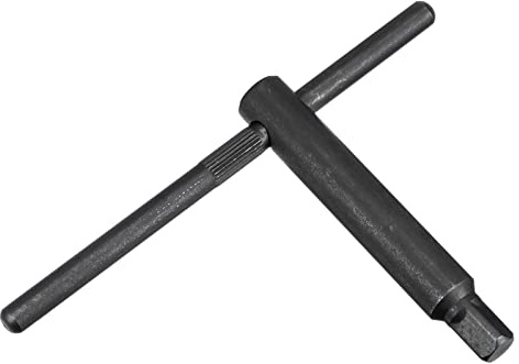 sourcing map Lathe Chuck Wrench, 14mm Square Head Key Spanner Tool for CNC Router Engraving Milling Machine (L125x250mm)