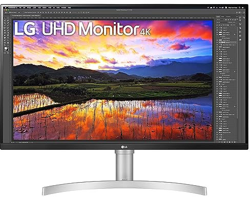 LG UHD Monitor 32UN650P, 32 inch, 4K, 60Hz, 5ms GtG, IPS Display, HDR 10, AMD FreeSync compatible, Smart Energy Saving, Displayport, HDMI, White