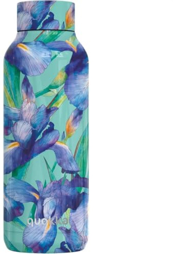 Quokka SOLID BLUE IRISES | TERMO BOTTIGLIA IN ACCIAIO INOX 510 ML