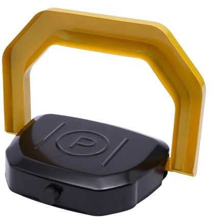 2PCS Automatische Parkplatzsperre Parkplatz Induktions Schranke Mit 30M Fernbedienung,40X45Cm,±180 ° Echte Antikollision
