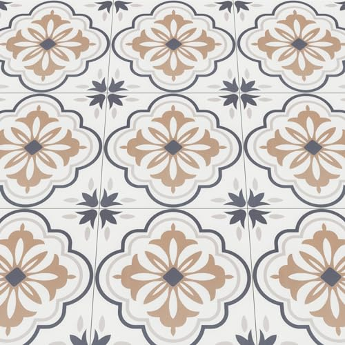 NUFLR Vinylboden PVC Bodenbelag Selbstklebend Wasserdicht Verschleißfest Geeignet für Badezimmer Küche Wohnzimmer Schlafzimmer 30x30cm 36pcs