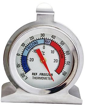 PHENOFICE 4 Pièces Thermomètre De Réfrigérateur Durable Jauge De Température Plus Froide Réfrigérateur Sans Fil Numérique Moniteur De Congélateur Thermomètre Pour
